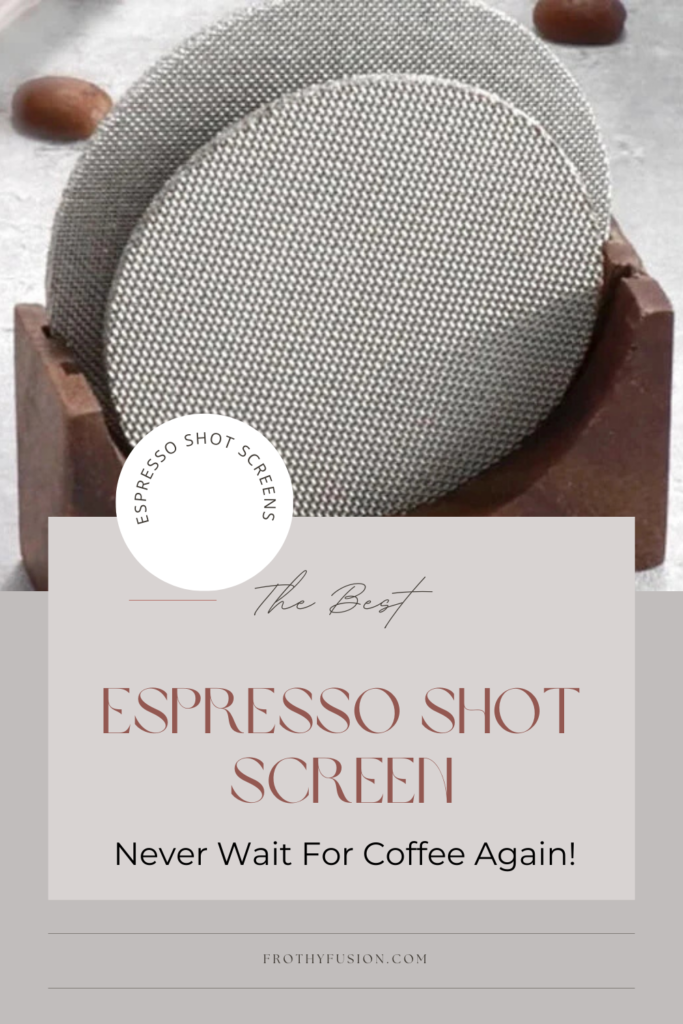 A sleek espresso shot screen in action, ensuring faster and more efficient coffee preparation for coffee lovers.