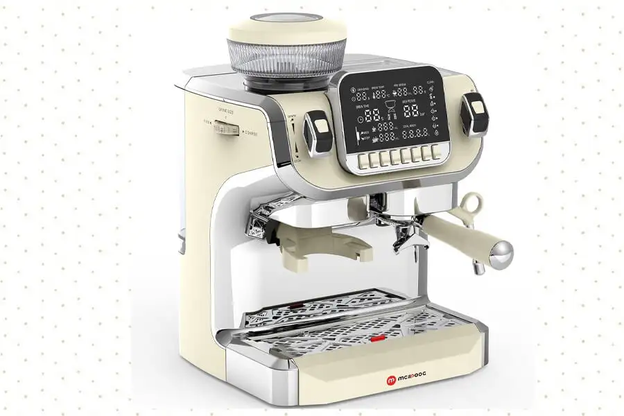 Mcilpoog TC520 Espresso Machine featuring PID temperature control and touch screen interface