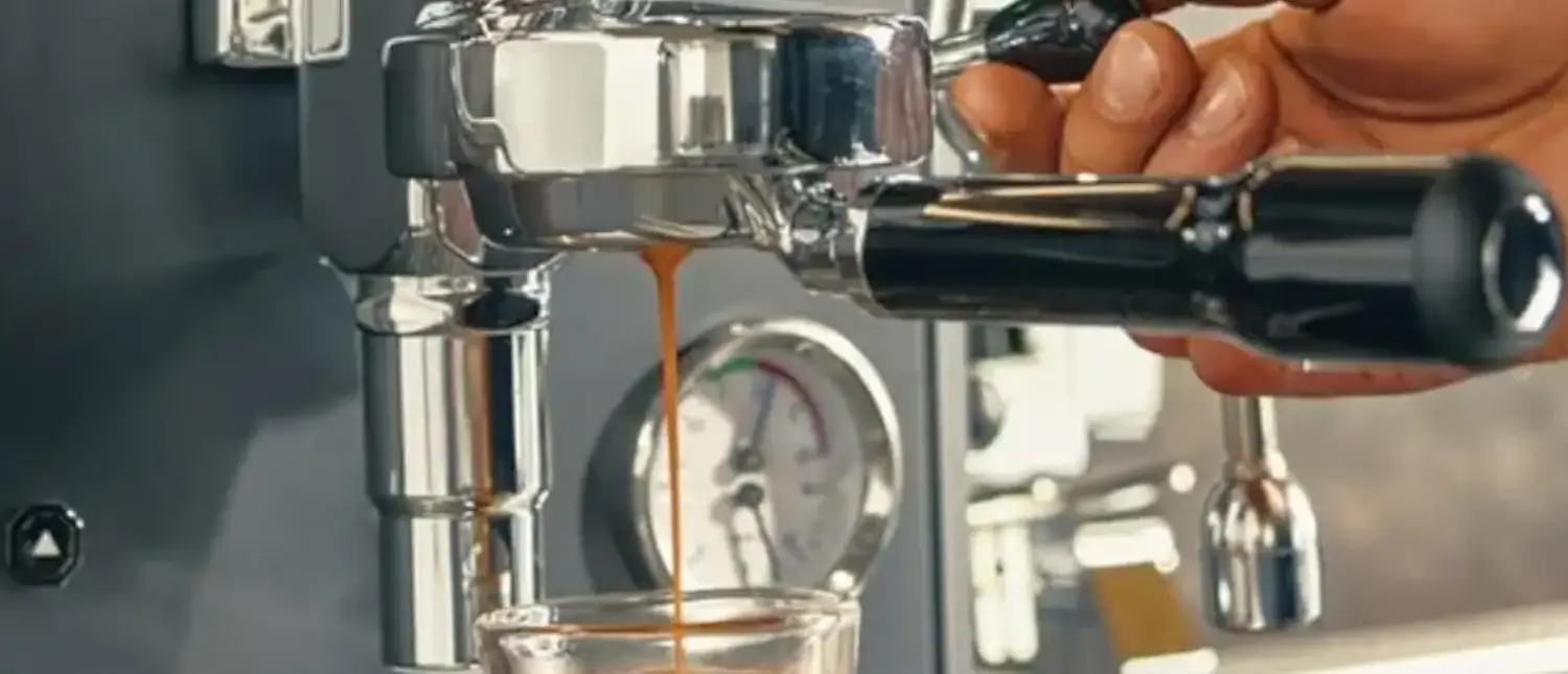 PID Espresso Machines - Why Coffee Lovers Want Them 2 Pid espresso machine showing the Digital PID temperature control display on an espresso machine close-up.
