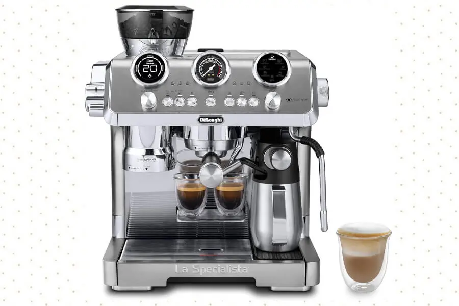 De'Longhi La Specialista Maestro espresso machine with dual heating system and sensor grinder