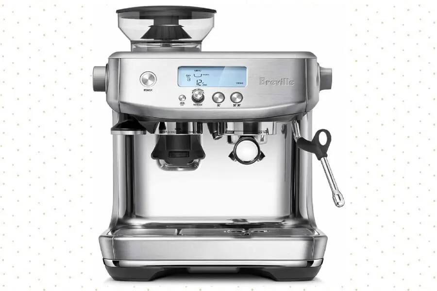 Breville Barista Pro semi-automatic espresso machine with built-in grinder