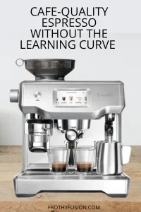 Breville Oracle Review: Is This the Ultimate Home Espresso Machine? 3 Breville Oracle espresso machine making café-quality espresso and milk drinks at home with automatic grinding and frothing