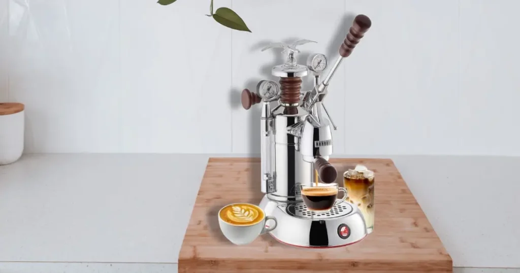 La Pavoni Esperto Abile Review: Is This Luxury Lever Machine Worth It? 51 La Pavoni Esperto Abile on a clean kitchen bench