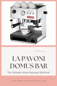 La Pavoni Domus Bar Espresso Machine Review 3 Discover the La Pavoni Domus Bar Espresso Machine – a stylish, all-in-one espresso maker with a built-in grinder and steam wand for café-quality coffee at home.