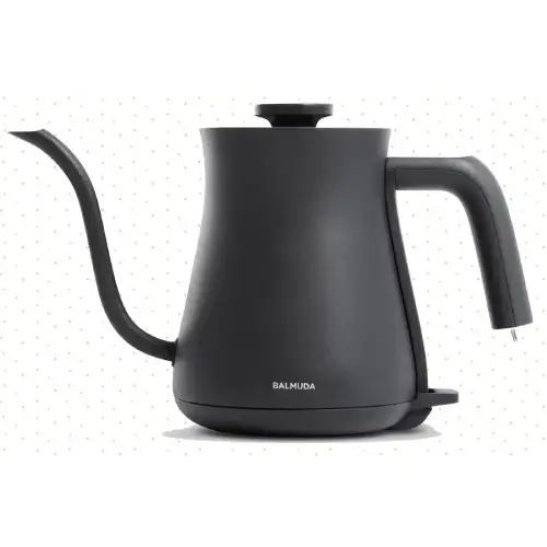 Balmuda The Kettle β Stylish Electric Gooseneck Kettle for Coffee and Tea Balmuda The Kettle electric gooseneck kettle with matte black finish and ergonomic handle