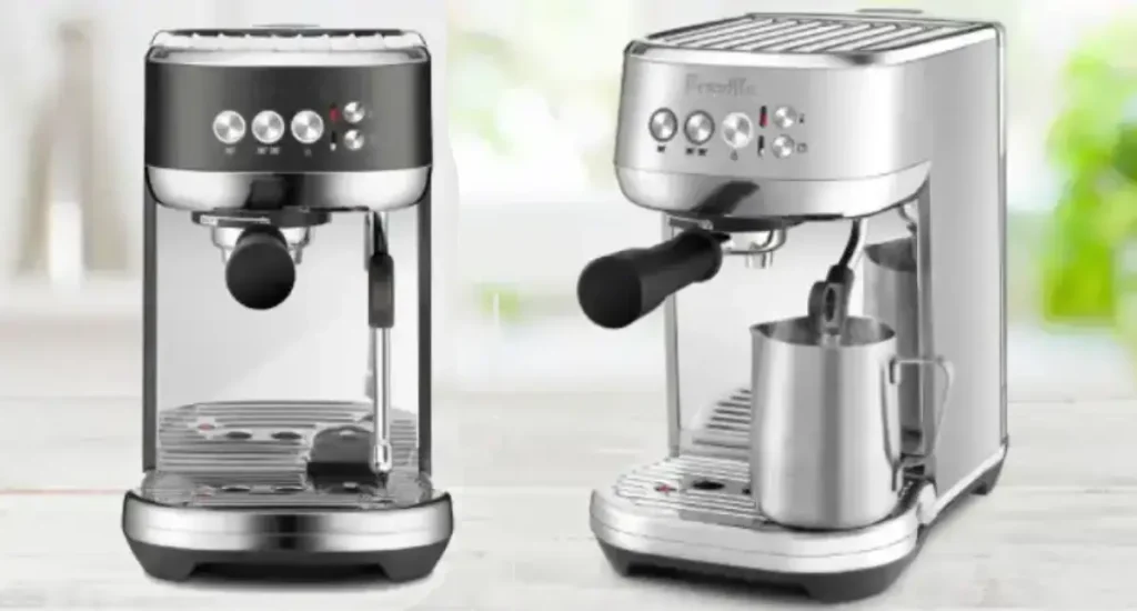 ☕ Breville Bambino Plus – Compact & Powerful Espresso Maker 21 Breville Bambino espresso machine with a warm textured background
