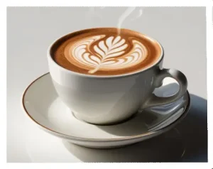 How to Make Café-Style Drinks at Home (Beginner Guide) 5 A cappuccino with thick milk foam dusted with cocoa powder.