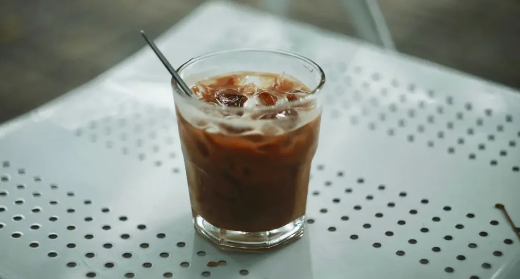 Cold Brew Espresso - What It Is & How to Make It ❄️ 5 Glass of cold brew espresso coffee with ice cubes. Ready to be enjoyed