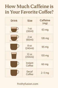 How Much Caffeine Is in Espresso? ☕ The Truth About Espresso Shots 4 how much caffeine in your coffee img