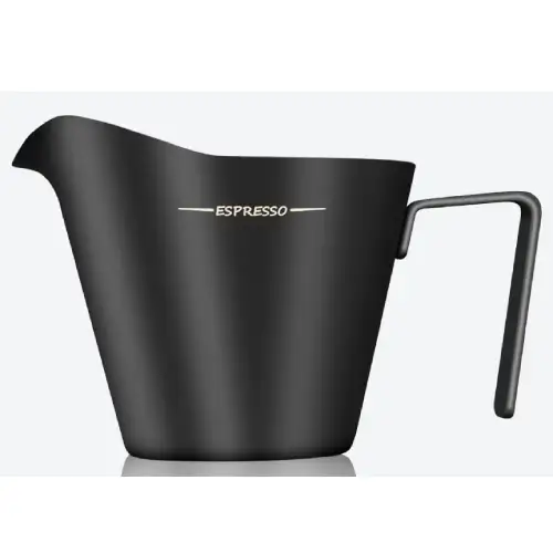 Ikape Petal Espresso Shot Glass – 2oz Precision Tasting Cup Ikape petal-shaped espresso shot glass with clear markings and elegant design.