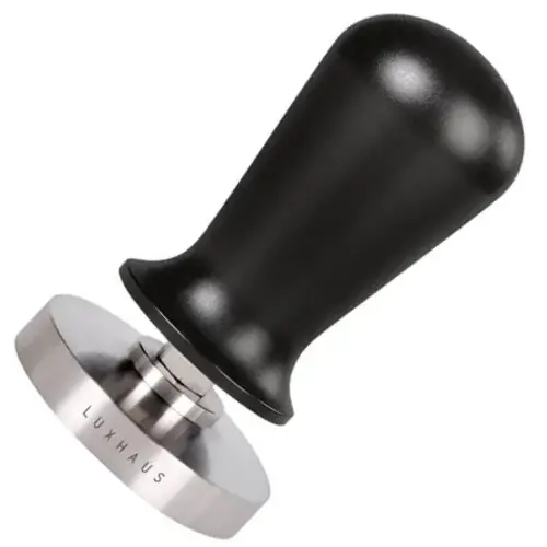 LuxHaus Coffee Tamper β Stainless Steel Espresso Tamper LuxHaus coffee tamper with stainless steel flat base and ergonomic handle for consistent espresso tamping.