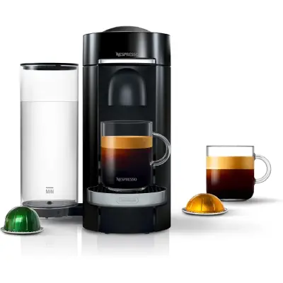 Nespresso Vertuo Plus Coffee and Espresso Machine Nespresso Vertuo Plus with sleek design and capsule system for brewing coffee and espresso