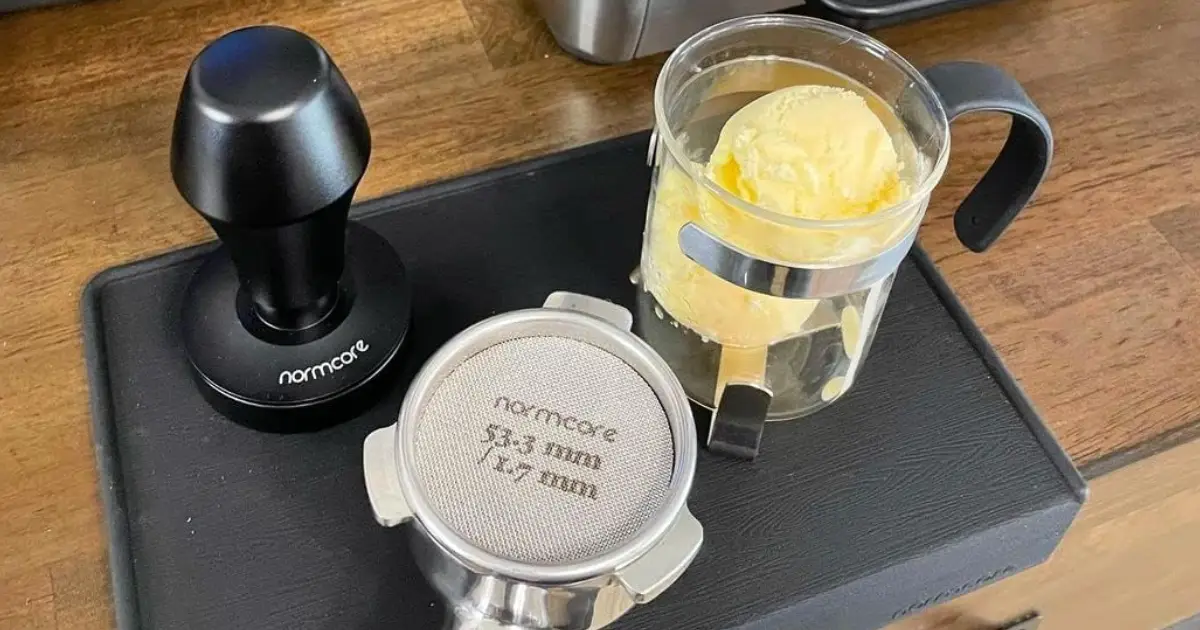 Normcore V4 Tamper Review – Consistency Meets Comfort 2 Normcore V4 tamper with flat base and ergonomic grip