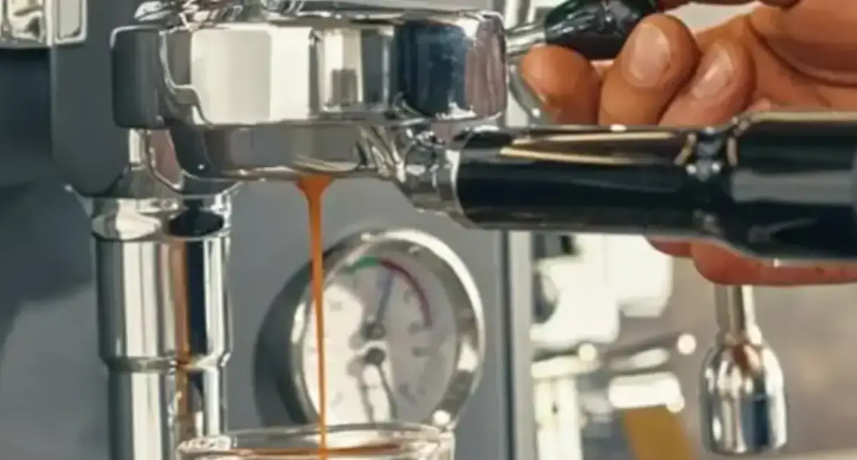 What Is a PID Espresso Machine (And Do You Need One?) 🌡️ 2 What is a PID espresso machine - Machine showing the Digital PID temperature control display on an espresso machine close-up.
