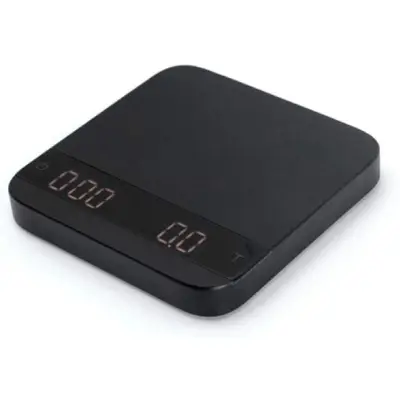 Acaia Lunar Scale for Espresso Brewing Acaia Lunar compact espresso scale on a machine drip tray