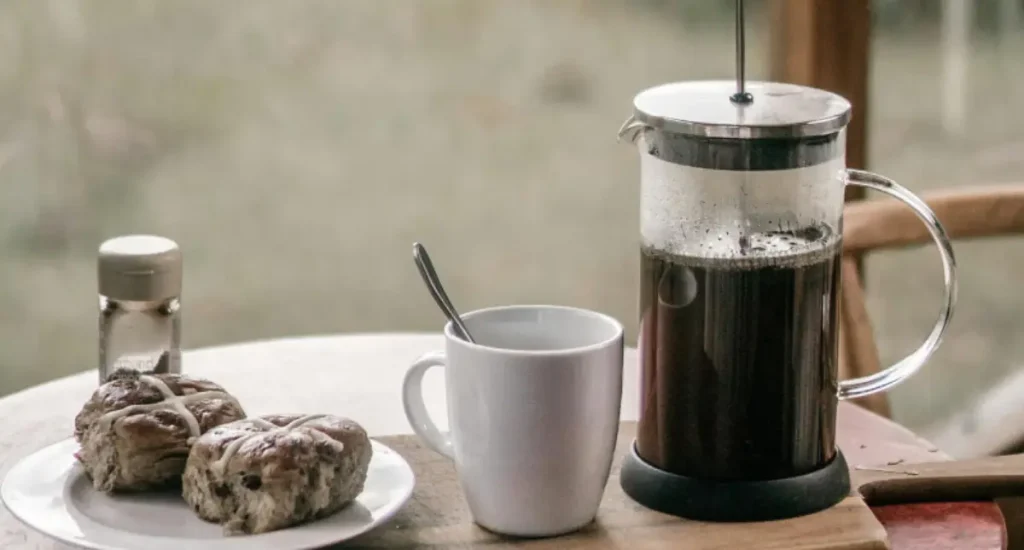 How To Brew French Press Coffee Perfectly 84 Scones and a fresh brew showing exactly how to brew French Press coffee perfectly