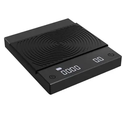 TIMEMORE Black Mirror Scale with Timer and USB Charging Timemore Black Mirror digital scale with touch buttons and LED display