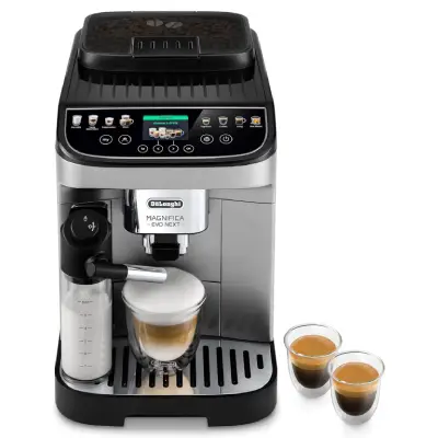 De’Longhi Magnifica Evo Review ☕✨ Is It the Perfect Machine? 3 De’Longhi Magnifica Evo automatic espresso machine with milk frother on kitchen counter