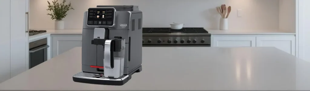 Gaggia Cadorna Prestige Review ☕ 142 Gaggia Cadorna Prestige super-automatic espresso machine on a modern kitchen counter