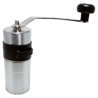 Porlex Mini Stainless Steel Coffee Grinder Porlex Mini hand coffee grinder with stainless steel body, compact and travel-friendly design
