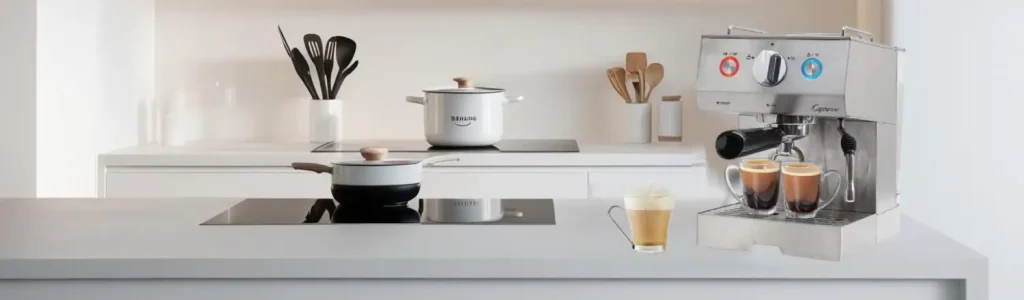 ☕ Capresso Café Pro Review – Compact, Capable, & Beginner-Friendly 108 Capresso Café Pro espresso machine on a kitchen counter, showing its compact design and beginner-friendly controls