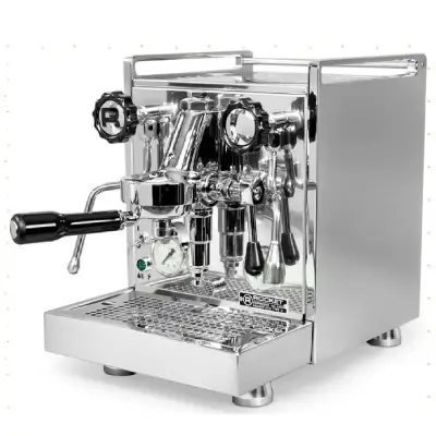 Rocket Espresso Mozzafiato Timer Espresso Machine Rocket Espresso Mozzafiato Timer Espresso Machine with stainless steel body and sleek design for home baristas