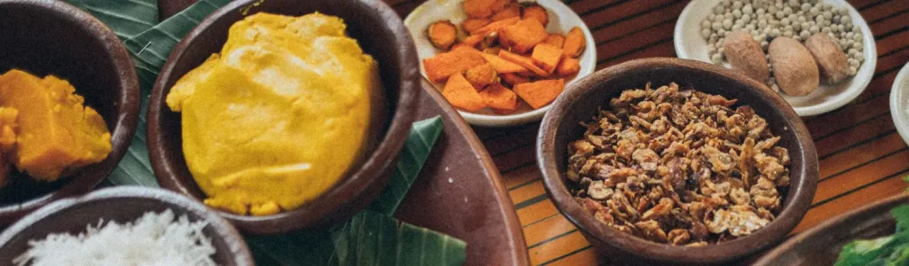 Best Spices to Add to Coffee for Energy & Wellness ☕✨ 71 Bowls of cinnamon, turmeric, ginger, cacao, and cardamom spices used as healthy coffee add-ins
