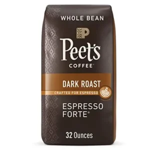 Peet’s Coffee Espresso Forte Dark Roast Peet’s Coffee Espresso Forte dark roast coffee beans