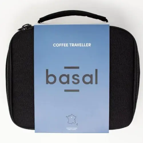 Basal Travel Bag for AeroPress and Coffee Gear Basal travel bag for AeroPress coffee maker and accessories
