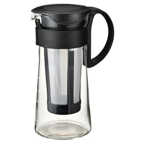 Best Coffee Makers for Cold Brew at Home π‘ 5 Hario Mizudashi cold brew coffee pot with glass pitcher and fine mesh filter for fridge brewing