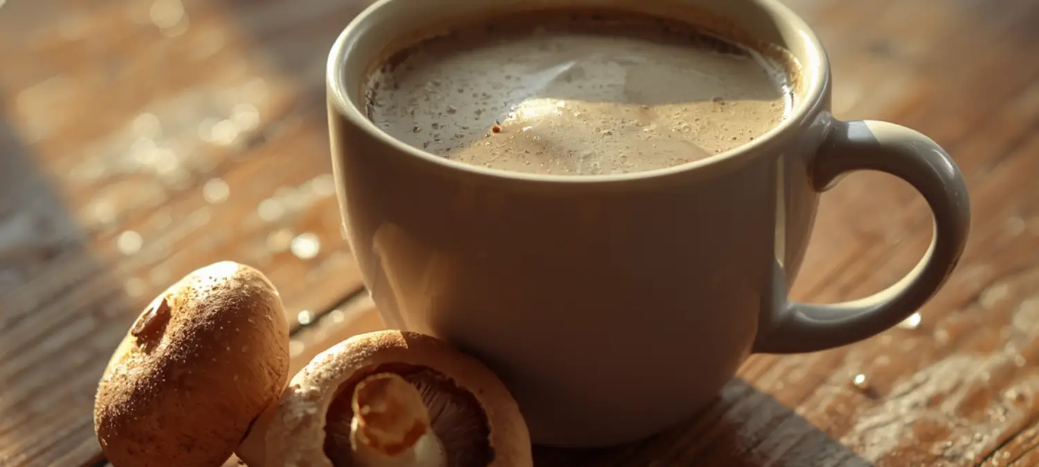 Mushroom Coffee Side Effects: What No One Tells You 🍄 2 mushroom coffee with warning icons showing potential mushroom coffee side effects