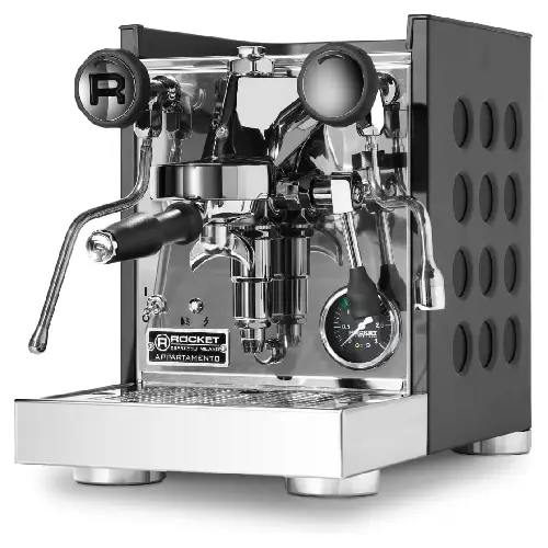 ocket Appartamento showing the features that make it world class Rocket Appartamento espresso machine showing all the components that make it world class
