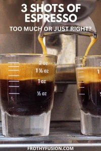 Exactly How Much Caffeine Is in 3 Shots of Espresso? 3 Triple shot espresso served in a small glass cup depicting How Much Caffeine Is in 3 Shots of Espresso for coffee drinkers.