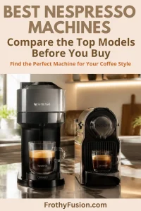 Best Nespresso Machines (2026): Reviews & Buying Guide 3 Best Nespresso Machines showing two machines on a kitchen bench to show the differences