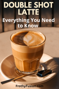 Double Shot Latte: What It Is and Why Coffee Lovers Prefer It ☕✨ 3 Pinterest pin featuring a creamy double shot latte with the text "Double Shot Latte: Everything You Need To Know."