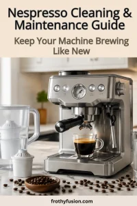 Nespresso Cleaning & Maintenance Guide (2026) 3 Nespresso Cleaning & Maintenance showing a clean machine after routine maintenance.