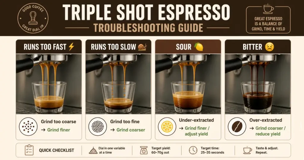 How to Make a Triple Shot Espresso: Step-by-Step Guide 7 Triple Shot Espresso Troubleshooting Guide